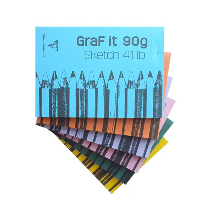 8x12 Clairefontaine Graf-It Sketchpads - A4
