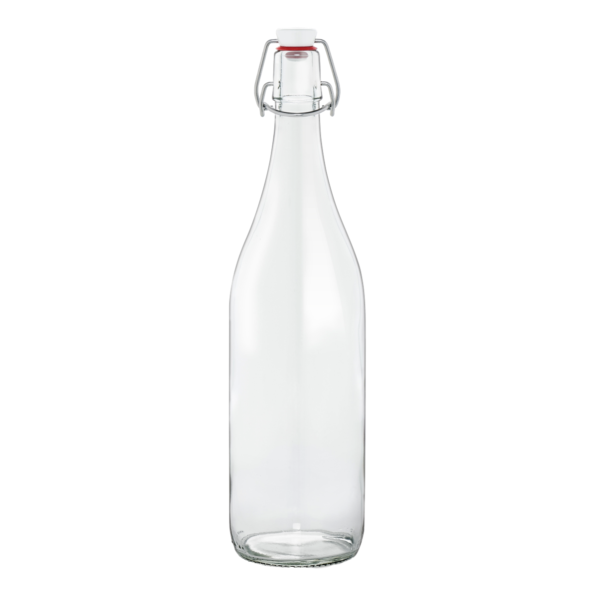 1L French Glass Swing Top Bottle W/ Airtight Hinged Stopper