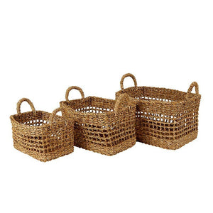 Sea Grass Storage Basket Set