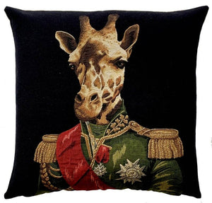 Military Giraffe Pillow