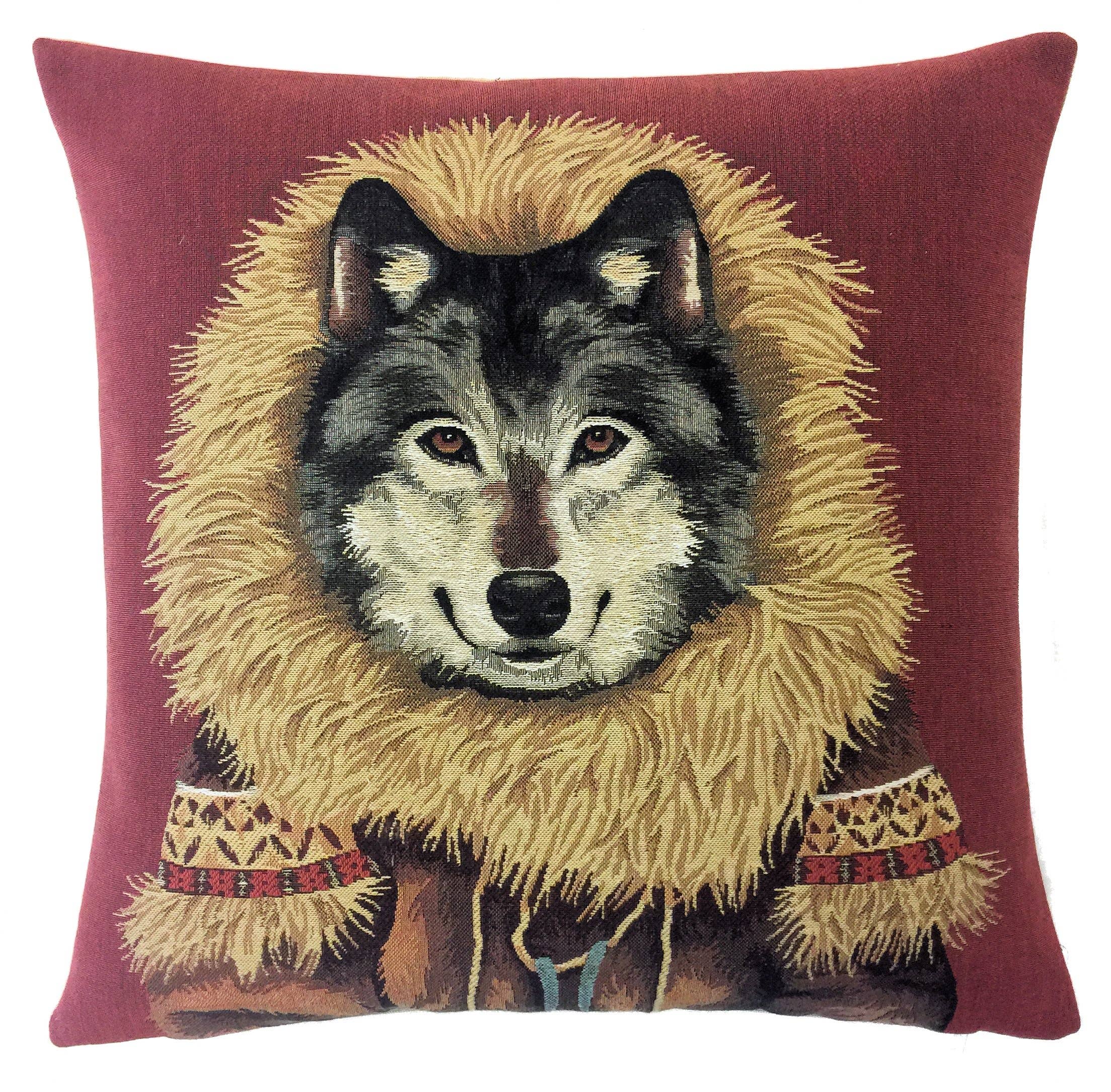 Winter Husky Pillow