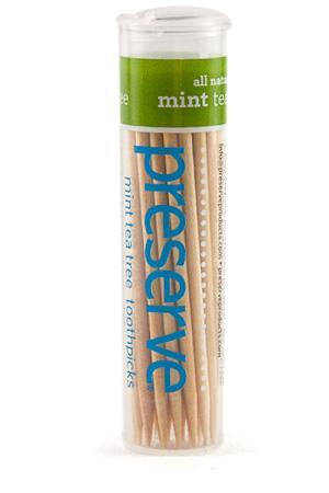 Mint Tea Tree Flavored Toothpicks