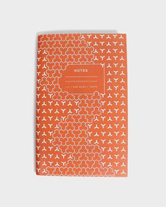 Lined Notebook - Orange Kikko